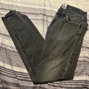 True Religion Dark Gray Slim Jeans